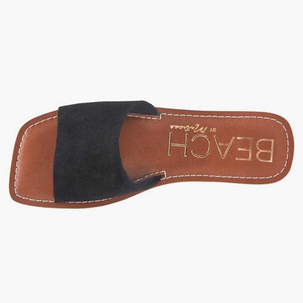 Coconuts by Matisse Black Sandals with Slip-On Design